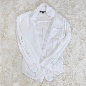 White simple button down